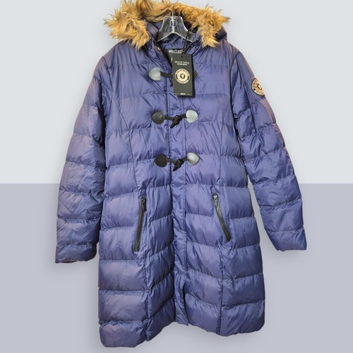 Brave Soul Women's Padded Jacket-Winter Coat- Navy- Size 14- BNWT- RRP £70 - Picture 8 of 12