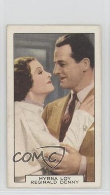 1935 Gallaher Film Partners Tobacco Myrna Loy Reginald Denny #22 m5x