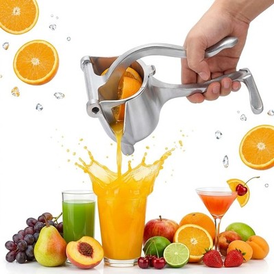 Fresh Fruit Juice Extractor,Aluminum Hand Juicer Squeezer Lemon Juicer Manual...