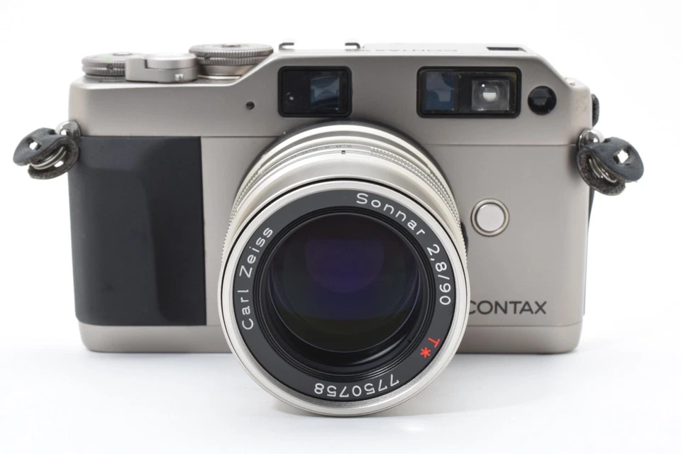 🌸[QUASI NUOVO+] Contax G1 Telecamera a telemetro 35 mm pellicola 90 mm F2.8 dal GIAPPONE - Immagine 4 di 4