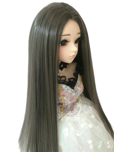 1/3 1/4 1/6 1/8 BJD Peluca SD Muñecas Pelo Largo Recto Sin Bangs Pelucas De Moda - Picture 41 of 44