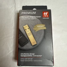 ZWILLING Nail Clipper Compact (slightly curved cutting edge, travel , NO FILE