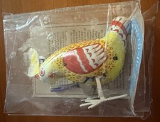 Vintage Pecking Chicken Wind Up Metal Toy
