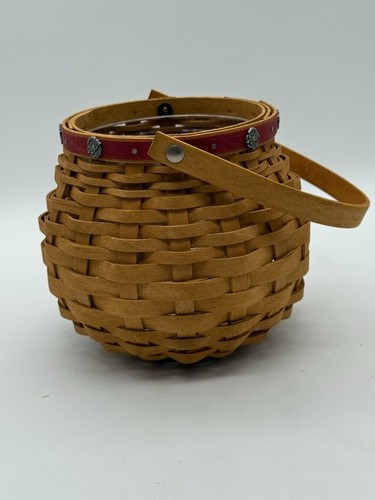 Vtg 2004 Longaberger Let Me Call You Sweetheart Basket with Protector - Picture 4 of 16