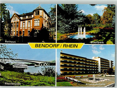 39934637 - 5413 Bendorf City Hall Rheinbruecke City Park retirement home