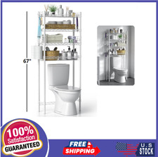 Over the Toilet Storage, Bathroom Organizer Shelves Space Saver over Toilet, abo