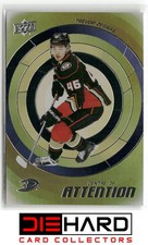 2022-23 Upper Deck #CA-4 Trevor Zegras Centre of Attention Anaheim Ducks