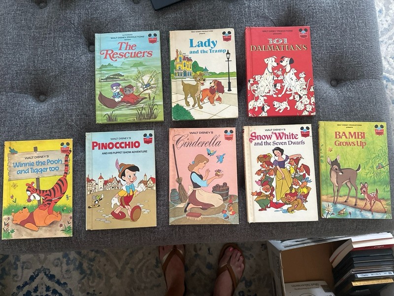Vintage Walt Disney Wonderful World of Reading Books – Lot of 8