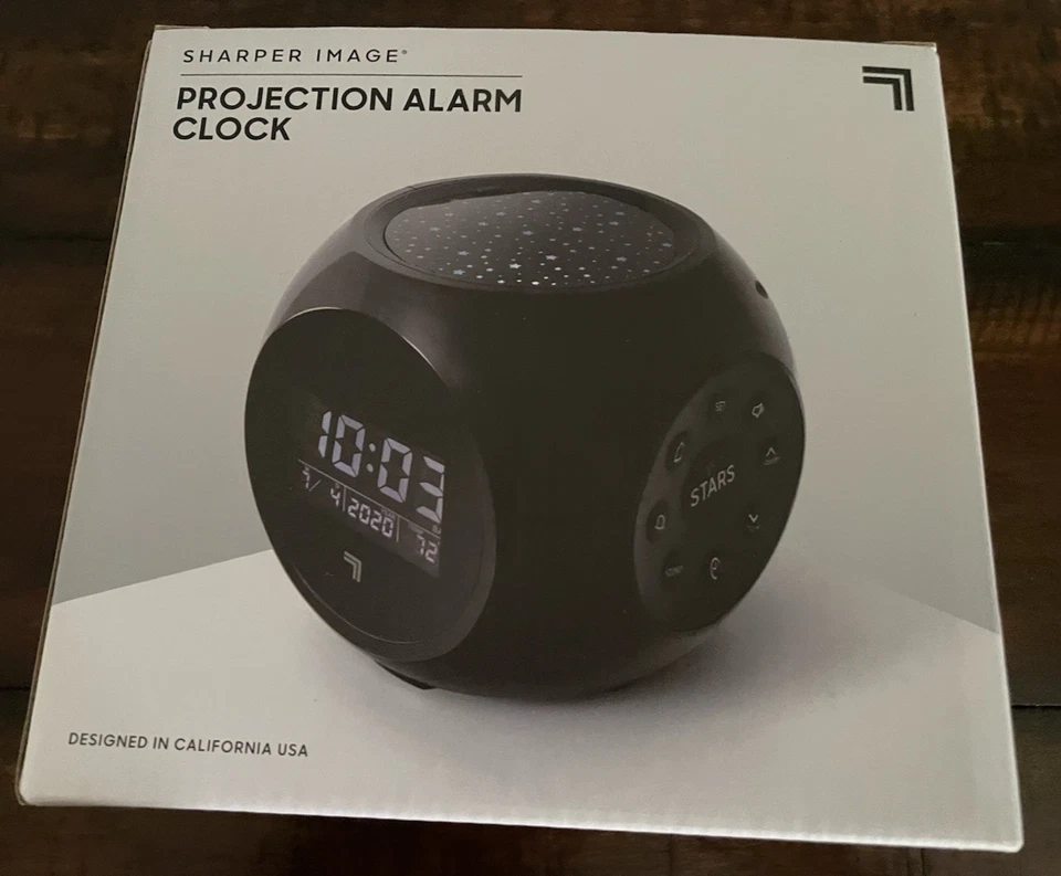 Sharper Image Projection Digital Clock Nature Sounds & Star Illumination - Image 2 of 4