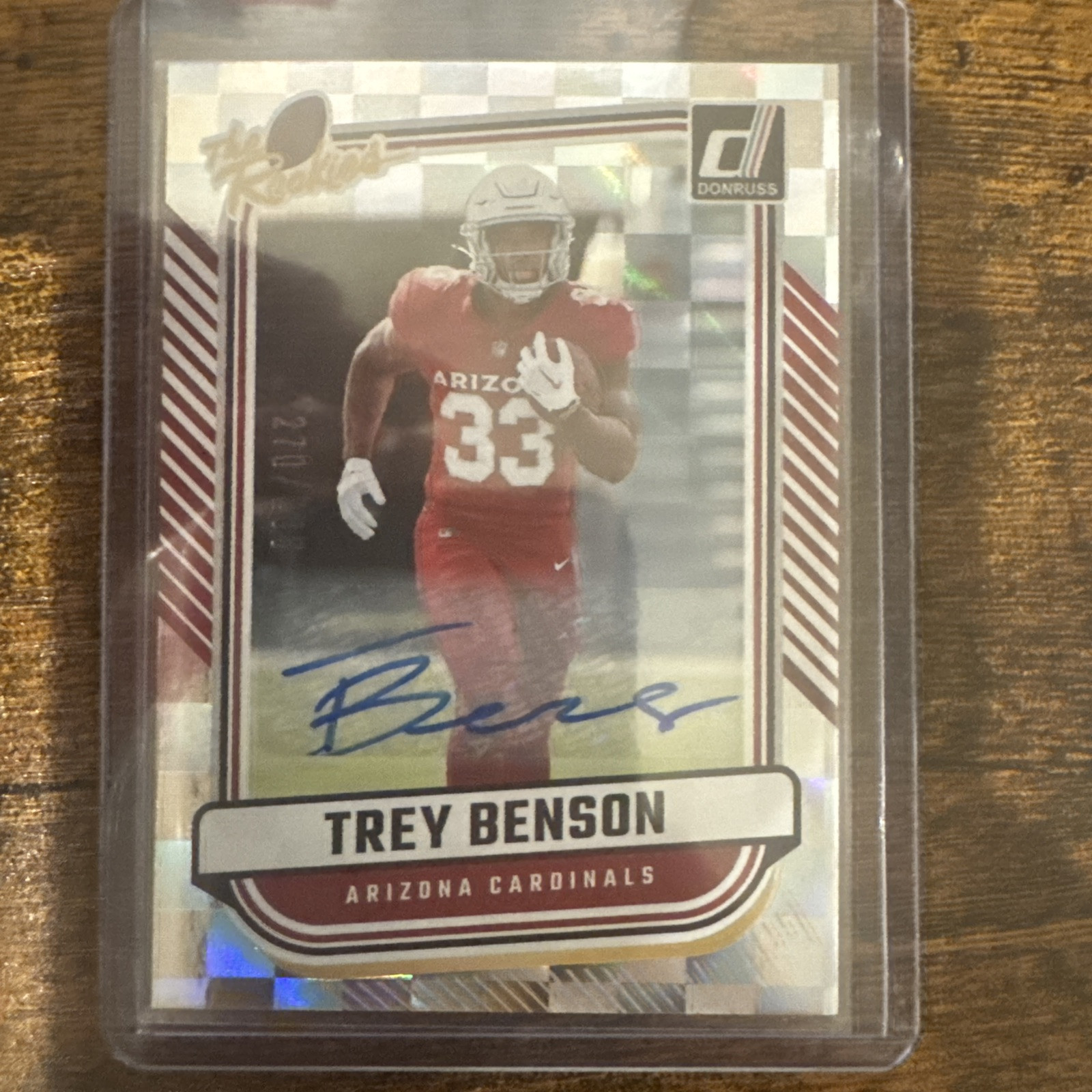 2024 Panini Donruss - The Rookies Autographs #TR-4 Trey Benson /299 (AU, RC)