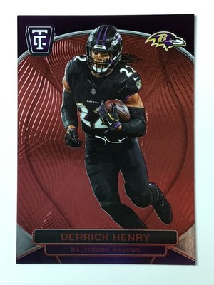 2024 Panini Totally Certified #8 Derrick Henry Mirror Red /249 Baltimore Ravens