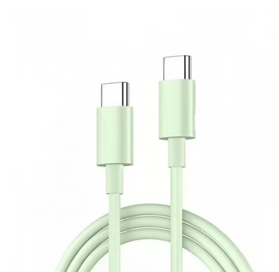 5pcs USB Type-C to Type-C Cable Green, 5 cables