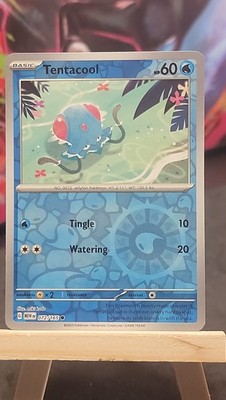 Tentacool 072/165 Reverse Holo MEW SV: Scarlet & Violet 151 Common NM-MP
