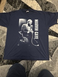 a*c様 00s　マーヴィンゲイ　ソウル ミュージック Tシャツ　ブラック　XL Vintage Marvin Gaye Shirt | eBay