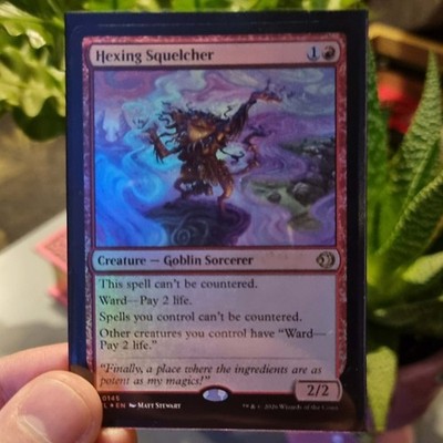 Lorwyn Eclipsed Hexing Squelcher 0145, NM, Foil, Pack Fresh