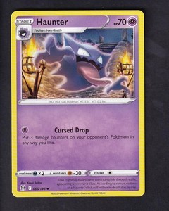 Haunter 065/196 Uncommon Lost Origin Pokemon TCG