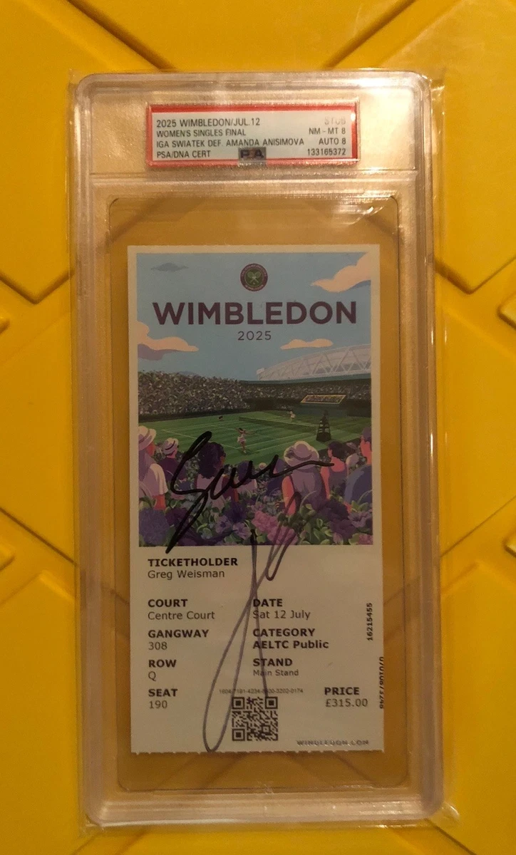 Tennis Vintage Sports Ticket Stubs for sale | eBay