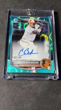 2025 Bowman Draft - Chrome Prospect Autographs Caden Bodine Aqua Lava /199