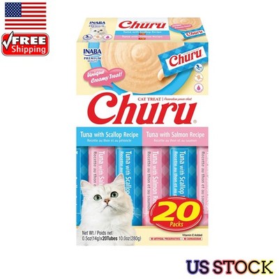 0.5 Oz Lickable Wet Cat Treat Tuna Flavour High Protein W/ Vitamin E Food NEW