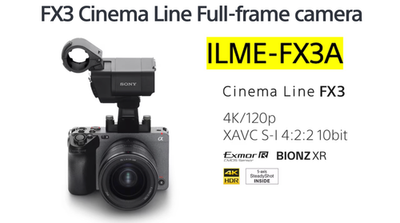 SONY cinema line　ILME-FX3　美品 Amazon.com : Sony Alpha FX3 ILME-FX3 | Full-frame Cinema