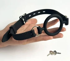 Silicone Oral Ring Open Mouth Gag Flirting Bondage Balls Erotic BDSM Restraints