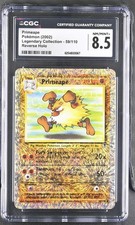 CGC 8.5 Primeape 59/110 Legendary Collection) Reverse Holo Pokemon Card