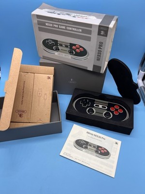 8bitdo nes30pro NES Pro Bluetooth Controller for IOS Android and PC Black/White