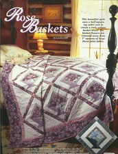L0557 ROSE BASKETS  QUILT PATTERN/INSTRUCTIONS