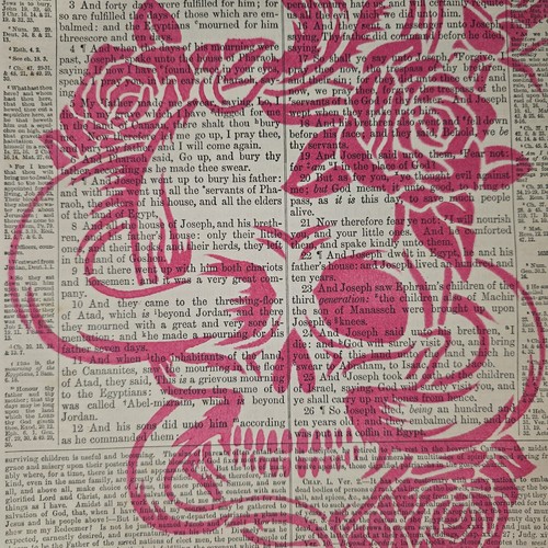 Tattoo Style Skull Snake Graffiti Reclaim Blink Friction Signed OOAK Art A4 New - Picture 2 of 6
