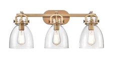 Innovations Lighting 410-3W-12-27 Newton Bell Vanity Newton Bell
