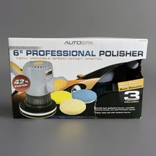 AutoSpa 6" Professional Dual Action Polisher Variable Speed Orbital Buffer New