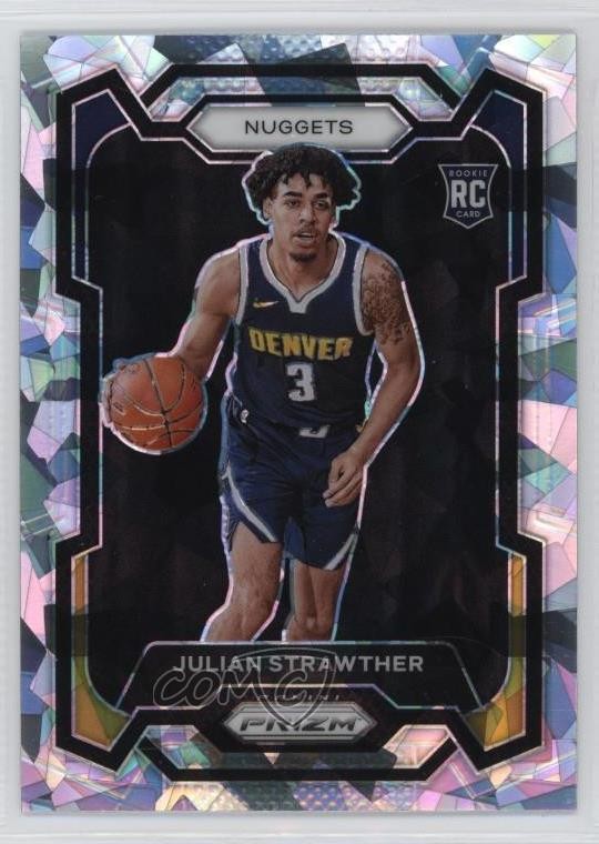 2023-24 Panini Prizm Ice Prizm Julian Strawther #133 06xp