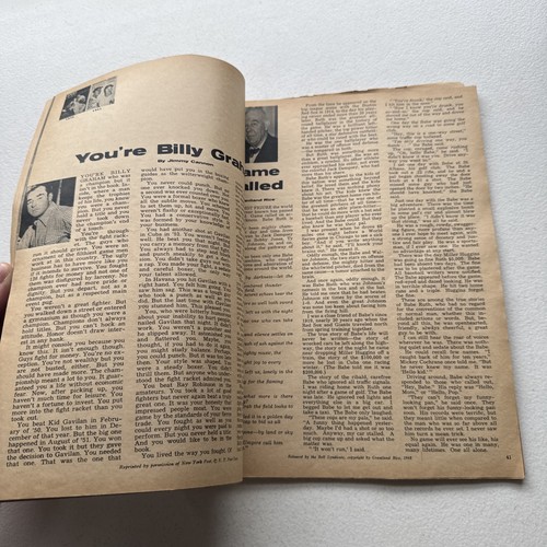 September 1961 Sport Magazine – Mickey Mantle & Joe DiMaggio - Picture 14 of 23