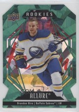 2022-23 Upper Deck Allure Rookies Green Rainbow Die-Cut 32/99 Brandon Biro 0ga1