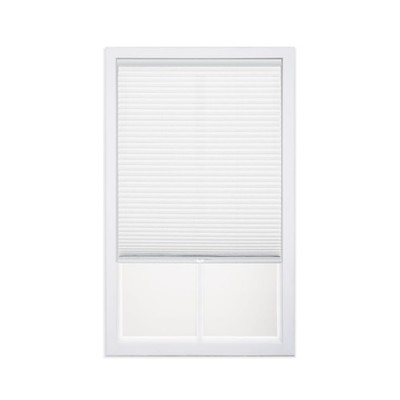 DEZ FURNISHINGS Cordless 1'' Light Filtering Cellular 59.5''W x 64''H, White