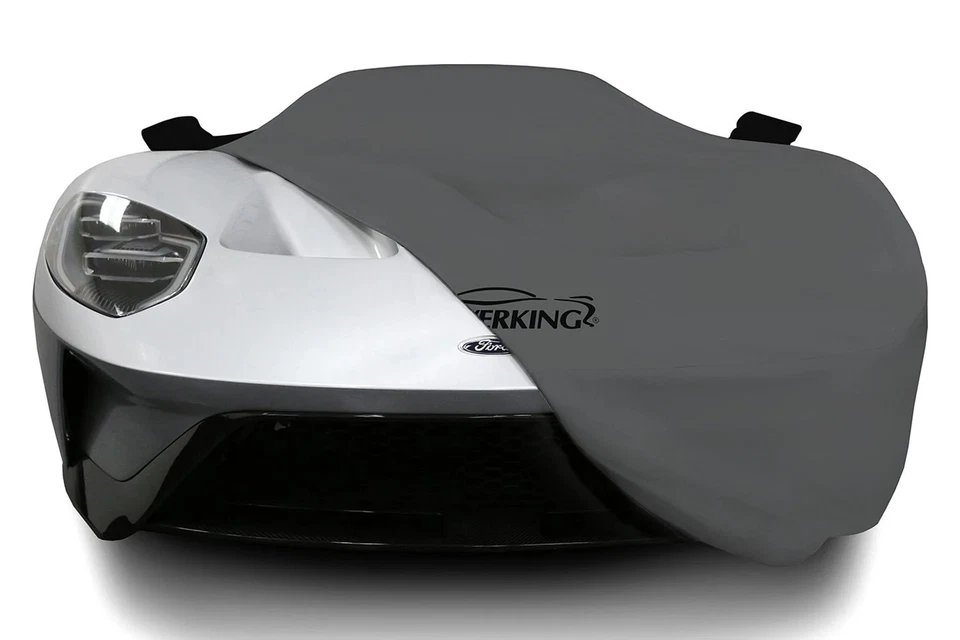 For Chrysler Concorde 93-97 Car Cover Satin Stretch Indoor Metallic Gray Custom Foto 4 de 4