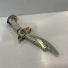 90’s Vtg  White Mighty Morphin Power Ranger Saba Tiger Saber Sword DAMAGE/4 Part