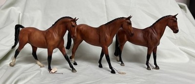 Breyer Classic German Olympic Set of 3 horses Sears SR 1989 USET Team Keen TB WB