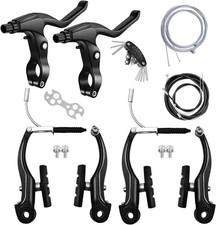Set Freno a V Universale con Leve Cavi Strumenti per Riparazione Bici Anteriore Posteriore