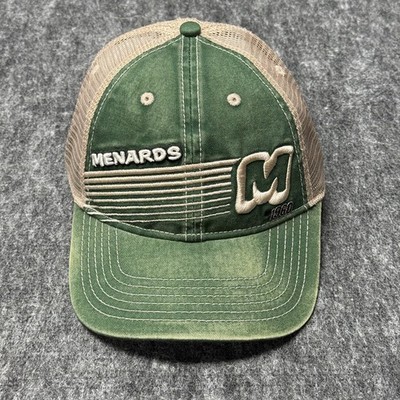 Menards Hat Cap Trucker Snapback Men's Adjustable Green Beige 1959 Logo