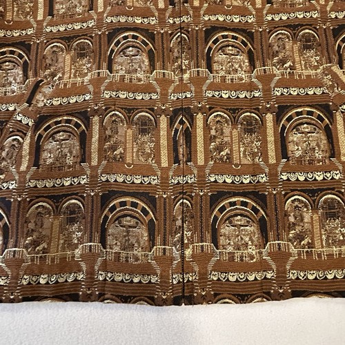 Top vintage Chico’s in seta con zip taglia 3 (L/XL) - motivo architettonico ornato - Foto 7 di 20