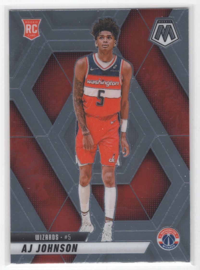 #215 2024-25 Mosaic BASE } AJ Johnson RC Wizards