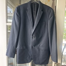 Tommy Hilfiger Mens Modern fit Sport Coat Blazer 40 R Blue Grey Check