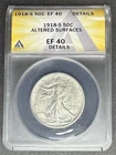 1918-S Walking Liberty Half Dollar ANACS EF-40 Details, Buy 3 Items, Get $5 Off!