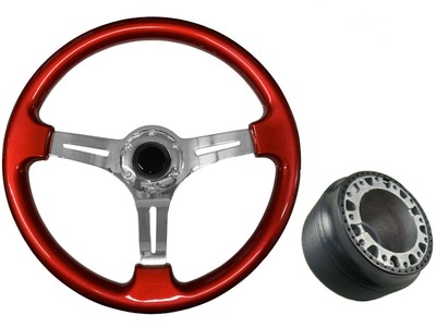 Rot Chrom TS Lenkrad + Boss Kit für PROTON 006