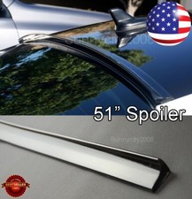 51 Semi Gloss Black Rear Diffuser Window Roof Trunk Spoiler Lip For Honda Acura