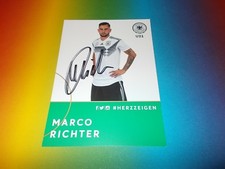Marco Richter  U21 DFB Team  signed signiert Autogramm Autogrammkarte selten 