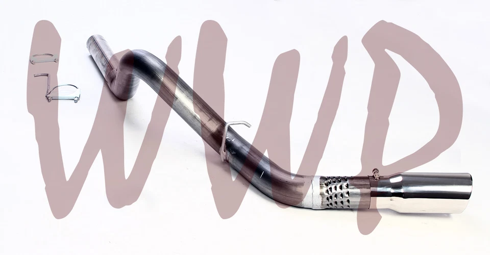 Filtro de escape traseiro de aço inoxidável 4" 11-15 GM 2500/3500 Duramax 6.6L V8 turbo diesel - Imagem 3 de 3