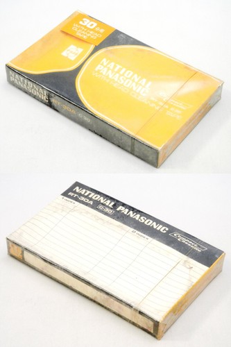 One(1) National Panasonic cassette tape RT-30A Paper case Japan Plain condition