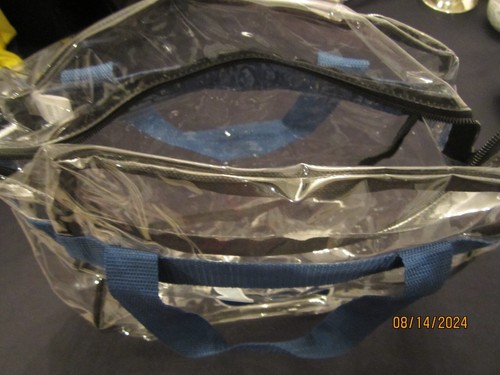 Women’s Indianapolis Colts Clear Stadium Bag, Officially Licensed NFL - Picture 2 of 3